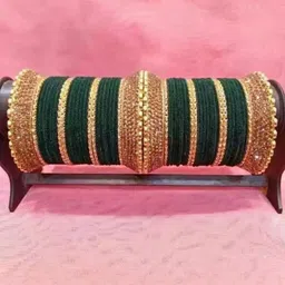 SGN fashion Green Copper Bangles-picture-40
