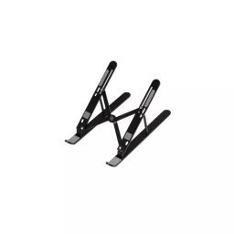 Fitizen Black & Silver Laptop Stand Adjustable upto 14 cm, FITI- 197-18