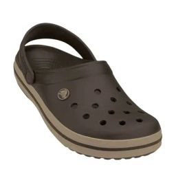 Crocs Unisex Crocband Espresso & Khaki Clogs-image-41