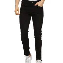 Campus Sutra Black Slim Fit Jeans-image-15