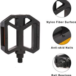 generic ONBICLE Bicycle Pedal Set MTB Mountain Bikes Free Size Ex. Heavy Duty with Reflectors image 2