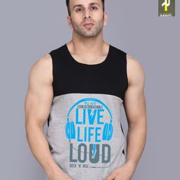 SLOWLORIS Men Pack Of 2 Typography Printed Round Neck Cotton Slim Fit T-shirts-image-94