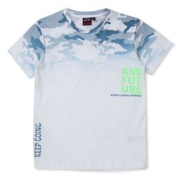 Gini and Jony Boys Camouflage Printed T-shirt-image-22