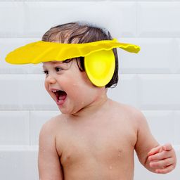 Baby Moo No Tears Safe Adjustable Bathing Shower Cap - Yellow-image-61