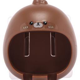 Toothbrush Holder Bear Design and Print - Brown-image-6