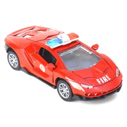 KIDS FUN ToysDie-Cast Fire Car - Red-image-92