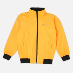 Pepe Jeans Cotton Woven Full Sleeves Bomber Jacket - Golden-image-90