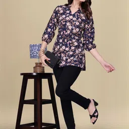HEMANG FASHION Floral Embroidered Top-picture-32