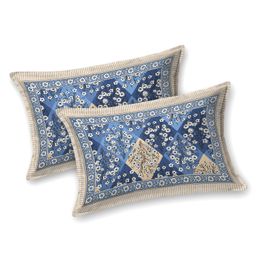 Blocks Of India Design 16 Cotton Block Print King Size Bedsheet image 2