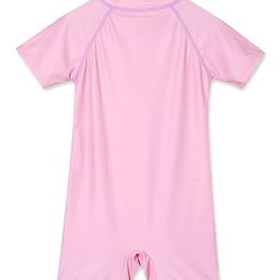 The Mom Store Half Sleeves Tiny Mermaid Printed Swimsuit With Cap - Multi Colour image 3