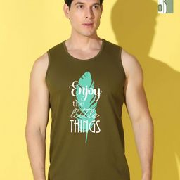 WOOSTRO Summer Collection Pack Of 2 Typographic Printed Slim Fit T-shirt-image-81
