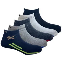 HRX by Hrithik Roshan Pack Of 5 Printed Ankle-Length Socks-picture-47