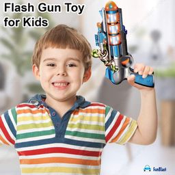 FunBlast Flash Gun Toy with LED Light and Sound for Kids Pack of 1 Random Color image 4