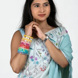 Taasha Craft Set Of 12 Thread Bangles image 5
