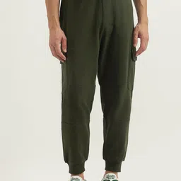 United Colors of Benetton Men Baggy-Fit Mid-Rise Pure Cotton Joggers-image-30