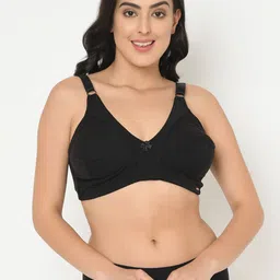 Da Intimo Pack Of 3 Plus Size Non Padded Full Coverage Cotton Everyday Bra image 3