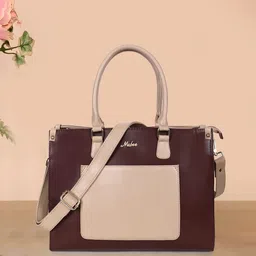 MABEE PU Oversized Tote Bag-53