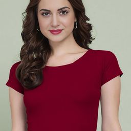Dream Beauty Fashion Women Round Neck Fitted Crop Top-picture-24