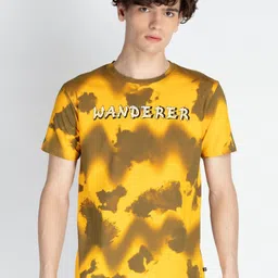 Status Quo Men Abstract Printed Round Neck Pure Cotton T-shirt-picture-14