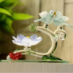 SOMIL Multicoloured Glass Idol Showpiece-image-51