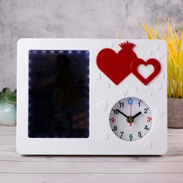 Archies White & Red 1 Pieces Plastic Table Photo Frames-1