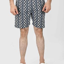 Blissence Men Printed Cotton Lounge Shorts-image-15
