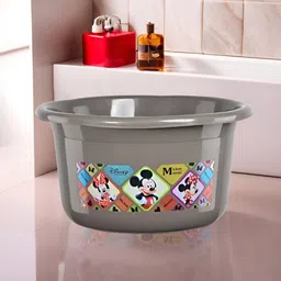 Aura Grey 2 piece Abstract Plastic Bath Accessories Set image 2