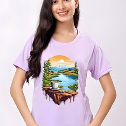 SZN Women Printed T-shirt-picture-3