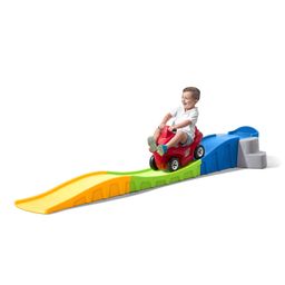 Step2 Anniversary Edition Up & Down Roller Coaster With a Car - Yellow Green Blue-14