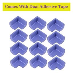 Syga L Shape Corner Edge Guard Pack of 12 - Purple-21