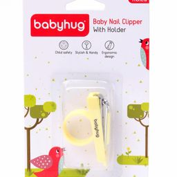 Babyhug Nail Clipper With Holder - Yellow-image-71