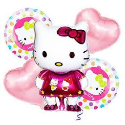 Shopperskart Hello Kitty Foil Balloons Multicolour - Pack of 5-picture-23