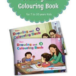 Target Publication Blossom Drawing & Colouring Practice Books Level 3 & 4 Set of 2 - English-13