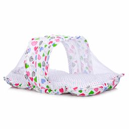 Vparents Heart Jumbo Extra Large Baby Bedding Set With Mosquito Net And Pillow - White Pink-14