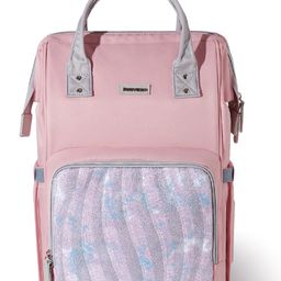 Sunveno Sparkle Diaper Bag - Pink-image-7