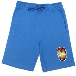 Marvel By Crossroads Iron Man Print Detailing Shorts - Royal Blue-image-6