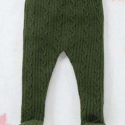 Babyhug Footed Bootie leggings - Green-picture-28