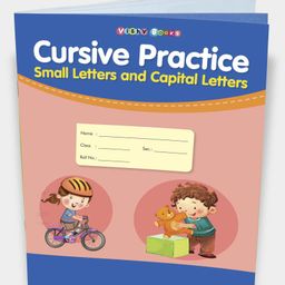 Cursive Practice Small Letters and Capital Letters Writing Book - English-9