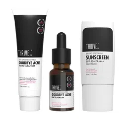 Thriveco SPF 50 PA++++ Sunscreen Anti-Acne Serum & Face Cleanser  Sun Defense Kit-image-32