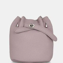 Forever Glam by Pantaloons PU Structured Sling Bag with Cut Work image 3
