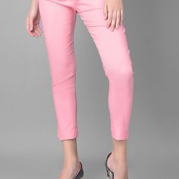 Comfort Lady Women Solid Mid-Rise Casual Regular Trouser-image-81