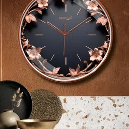 RANDOM Black Printed Traditional Wall Clock-image-52