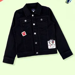 KiddoPanti Boys Lightweight Denim Jacket-image-23