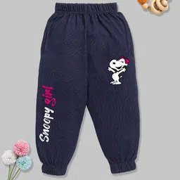 YK X Minute Mirth Girls Peanuts Printed Joggers-image-95