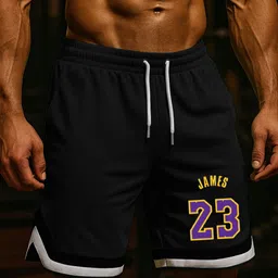 culish Graphic Print Men Black Casual Shorts-picture-16