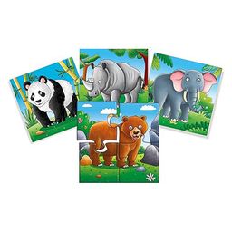 Creative Jigsaw Graded Puzzles In the Jungle Set of 4 Multicolor - 28 Pieces image 2