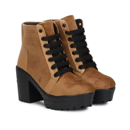 TRY FEET Women Casual Platform Regular Boots-12