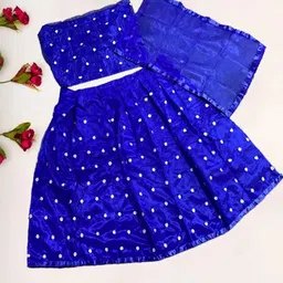 F Plus Fashion Girls Net Semi-Stitched Lehenga Choli-picture-14