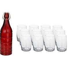 SOMIL Red Glass Airtight Can Bottle-image-48