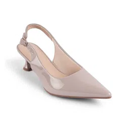 Tresmode Work Slim Heeled Pumps with Buckles-image-11